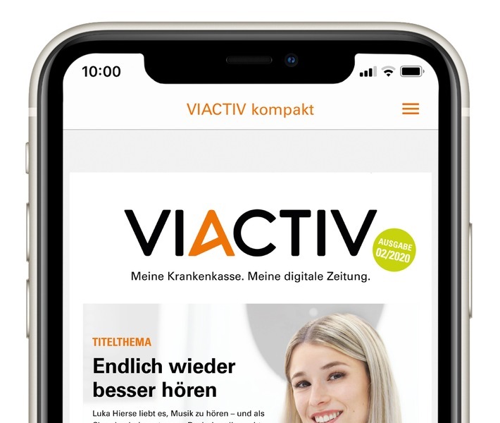Interaktiv und informativ, die "VIACTIV kompakt" App. Weiterer Text über ots und www.presseportal.de/nr/121326 / Die Verwendung dieses Bildes ist für redaktionelle Zwecke honorarfrei. Veröffentlichung bitte unter Quellenangabe: "obs/VIACTIV Krankenkasse/NOW Medien"