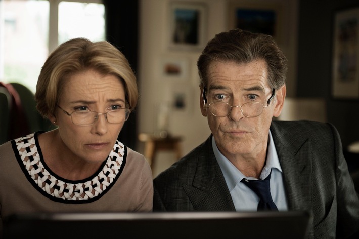 Charmante, dilettantische Gangster: Pierce Brosnan und Emma Thomson in Free-TV-Premiere der Komödie &quot;Wie in alten Zeiten&quot; im ZDF (FOTO)