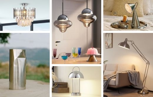 Glamour zum Einschalten: Moderne Metallic-Leuchten präsentiert von Lampenwelt.de