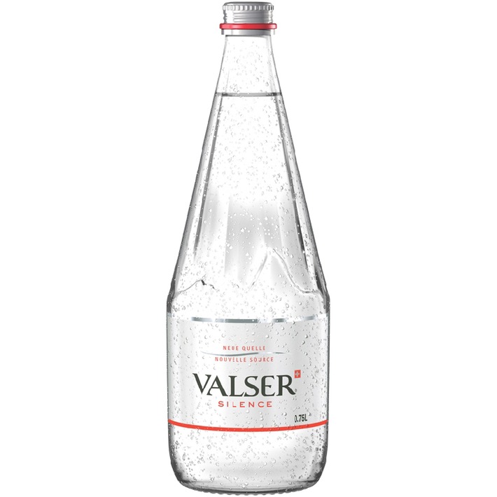 Valser Silence: un&#039;acqua naturale leggera proveniente da una nuova sorgente