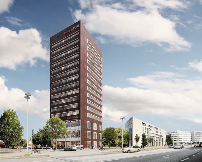 Pressemitteilung: "IntercityHotel Hannover Hauptbahnhof Ost feiert Richtfest"