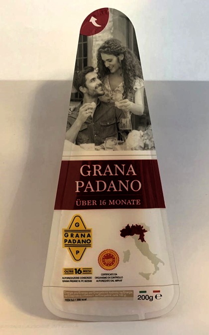 Produktrückruf Grana Padano 16 months wedge 200g Marca Italia