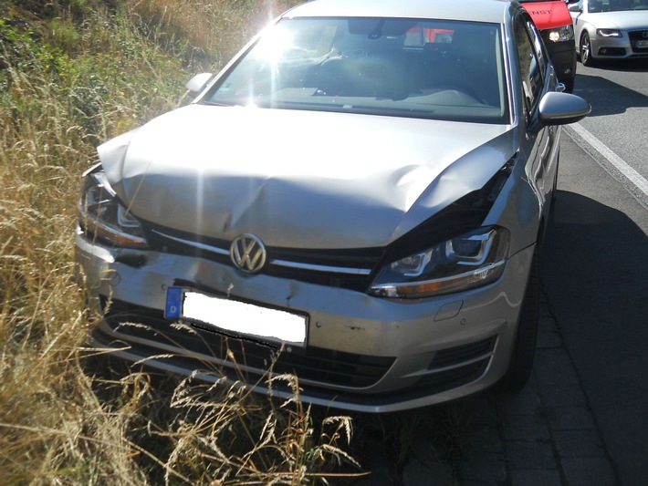 POL-PDMY: Auffahrunfall mit leichtverletzter Person