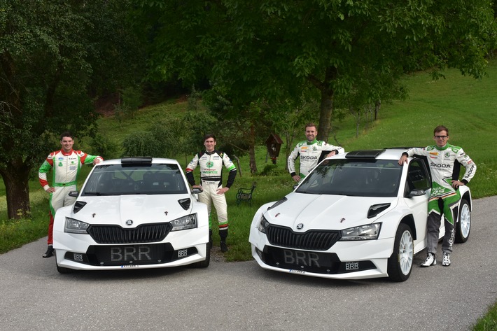 Die beiden deutschen Top-Rallye-Piloten starten beim WM-Heimspiel für SKODA AUTO Deutschland (FOTO)