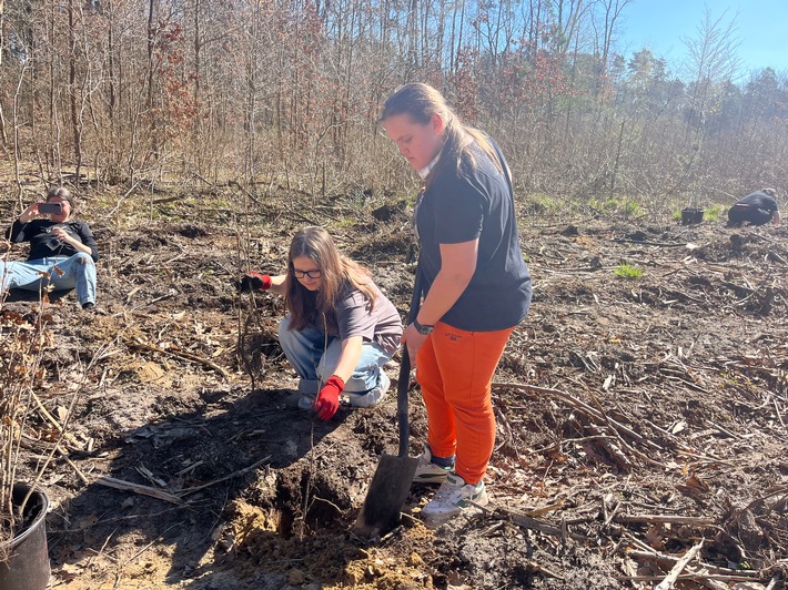 renature mit lavera: Erstes Aufforstungsprojekt in Polen - 1.050 neue Bäume für die Zukunft