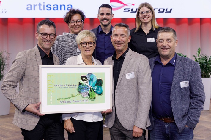 Artisana Award für Betriebliche Gesundheit geht an die Gamma AG Holding