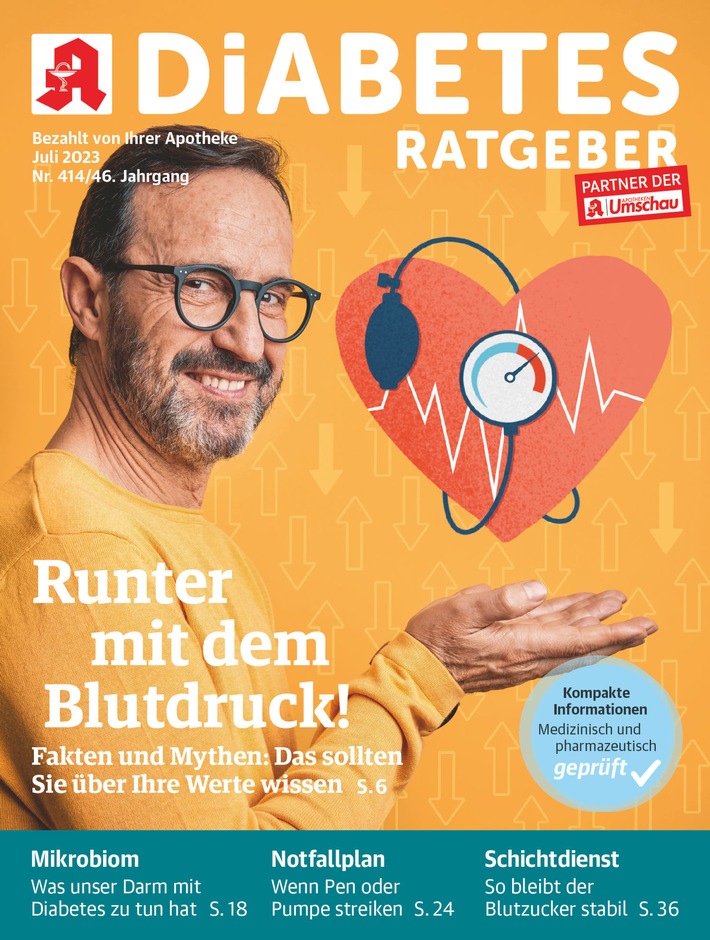 Blutdruck: Diese Fakten sollten Sie kennen / Über den Druck in unseren Blutgefäßen kursieren viele Mythen und Halbwahrheiten / Der &quot;Diabetes Ratgeber&quot; liefert belastbare Infos