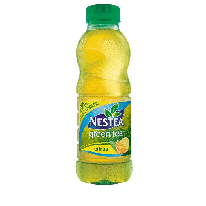 Neuer NESTEA green tea citrus - 30% weniger Zucker / Coca-Cola lanciert erstes Getränk mit Stevia-Extrakt
