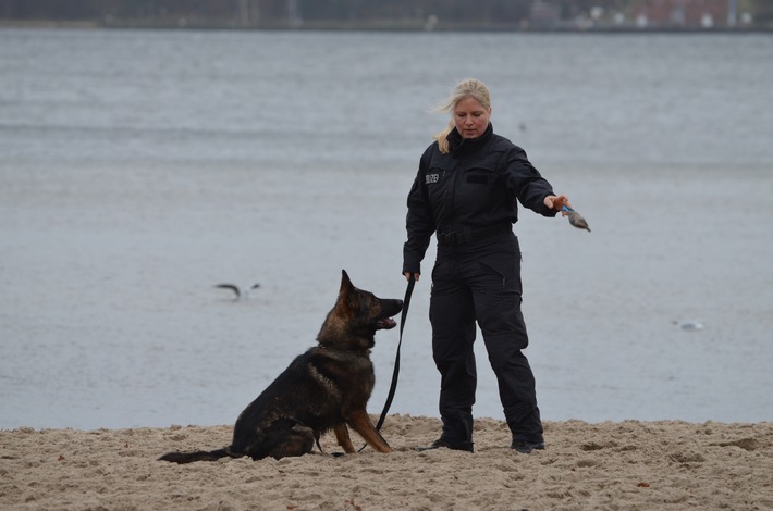 POL-FL: Diensthund &quot;Chaos&quot; besteht Prüfung zum Brandmittelspürhund