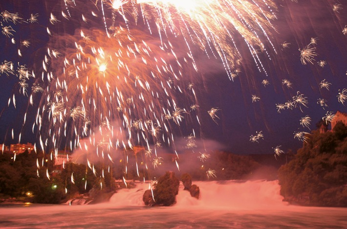 Rheinfall-Feuerwerk nicht mehr am Nationalfeiertag sondern am 22. August