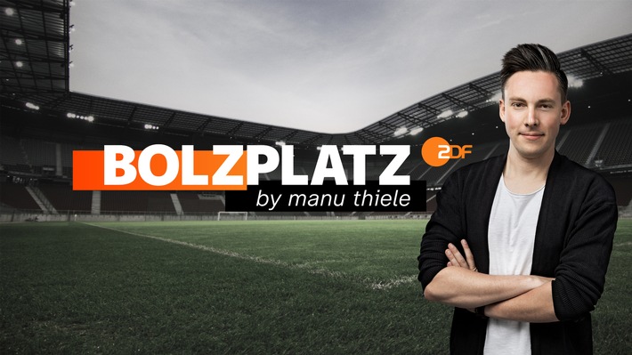 "Bolzplatz": Neues Fußballmagazin mit Manu Thiele in der ZDFmediathek / Manu Thiele zu Gast in "sportstudio: UEFA Champions League" im ZDF