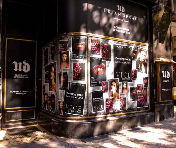 Urban Decay ouvre une boutique éphémère à Lausanne