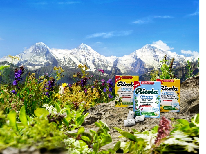 Ricola lance Alpin Fresh, le nouveau chewing-gum aux herbes