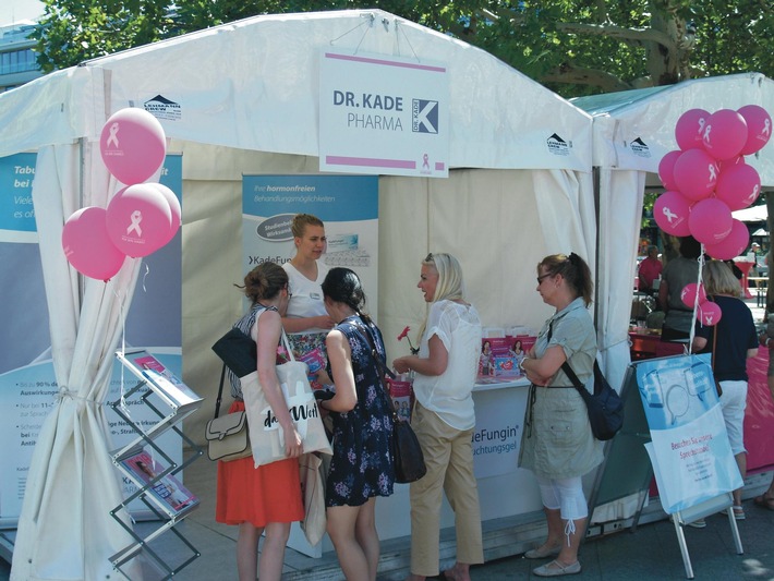 DR. KADE unterstützt Aktionstag gegen Brustkrebs - &quot;Ich bin dabei&quot; findet am 14. September in Leipzig statt