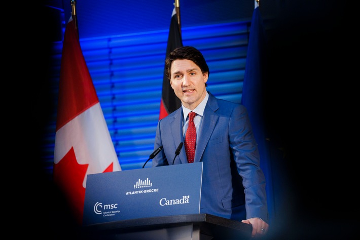 Kanadischer Premier Trudeau in Berlin