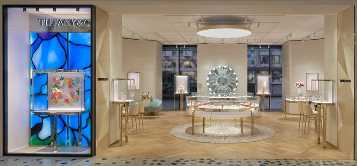 Tiffany & Co. dévoile sa nouvelle boutique au sein de GLOBUS Zurich Bahnhofstrasse