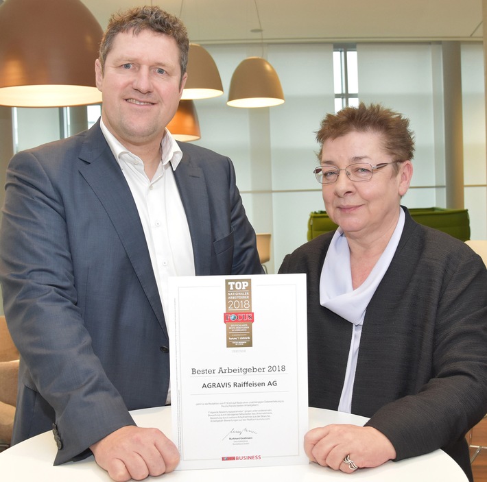 Focus Arbeitgeber Award: Agravis Raiffeisen AG wieder vorn dabei