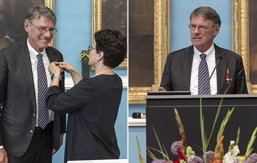 Friedhelm Beyersdorf erhält das Bundesverdienstkreuz am Bande