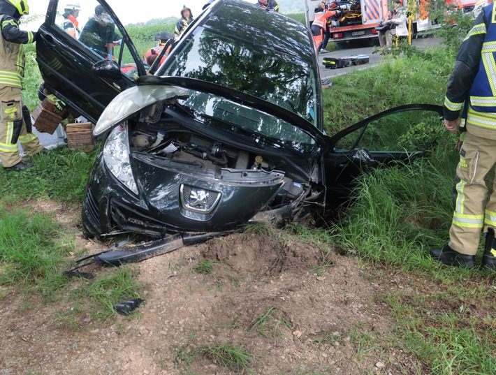 POL-HF: Verkehrsunfall mit Personenschaden- Kind schwer verletzt