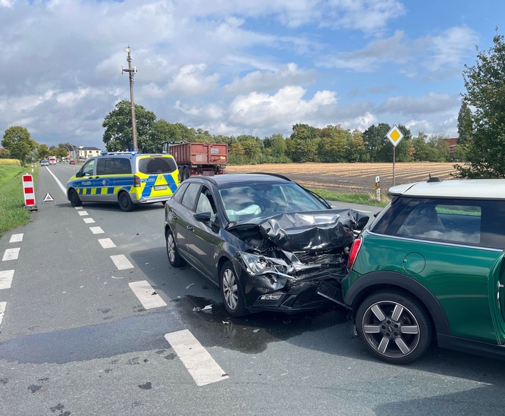 POL-COE: Nottuln, Appelhülsen, L551/ Autos kollidieren