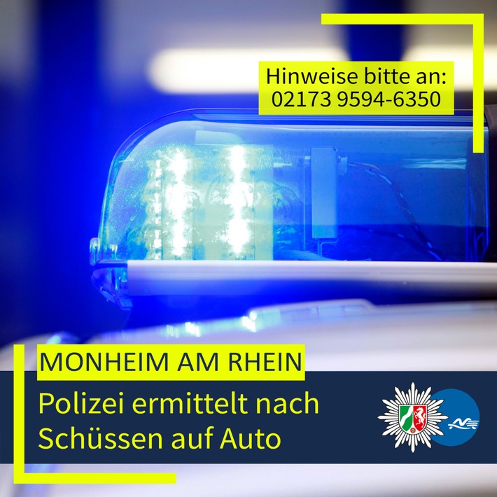POL-ME: Schüsse auf Auto - Polizei ermittelt und bittet um Hinweise - 2601093