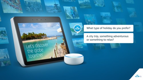 Medieninformation: KLM inspiriert mit Travel Guide auf Amazon Alexa