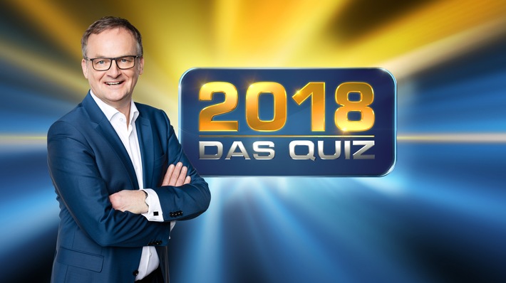 Das Erste: "2018 - Das Quiz": Frank Plasbergs großer Jahresrückblick zum Mitraten und Mitspielen am Donnerstag, 27. Dezember 2018, um 20:15 Uhr