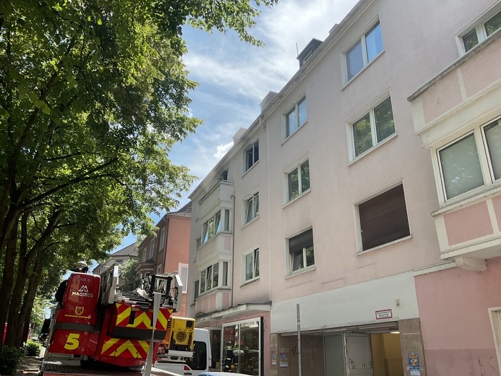 FW-DO: Zwei Verletzte bei Küchenbrand in Dortmund-Marten