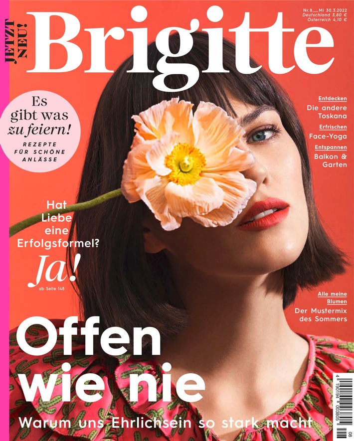 Großer BRIGITTE-Relaunch / Deutschlands große Frauenmarke schärft ihr Profil - mit frischer Optik und neuer Leichtigkeit in Print und Digital
