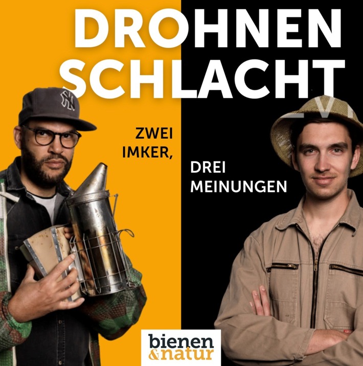 Neuer Podcast „Drohnenschlacht - Zwei Imker, drei Meinungen“