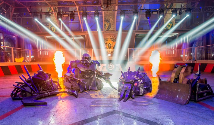 Der Kampf der Maschinen ist zurück! kabel eins zeigt "Robot Wars 2016", kommentiert von Frank Buschmann