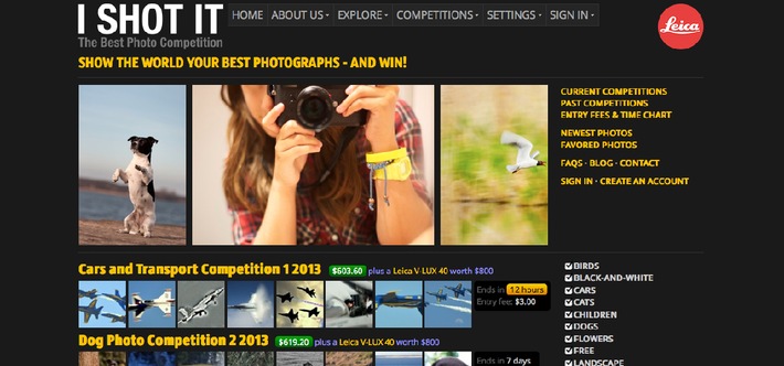 Leica Hauptaktionär beteiligt sich an Internet-Foto-Plattform i-shot-it.com