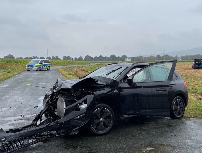 POL-MI: Kreuzungsunfall mit zwei verletzten Personen in Blasheim