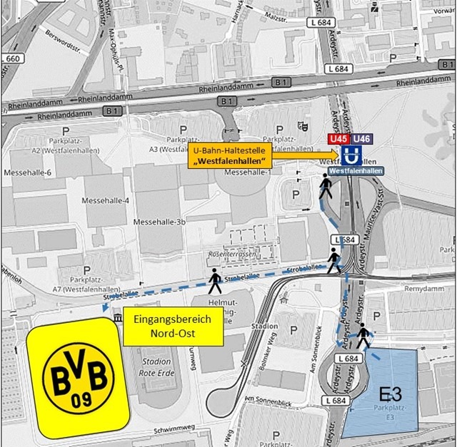 POL-DO: Begegnung in der UEFA Champions League: Borussia Dortmund gegen AC Mailand