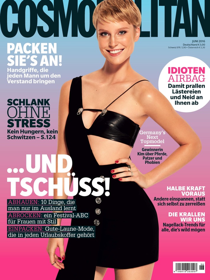 Und auf das Cover der COSMOPOLITAN kommt... Kim!