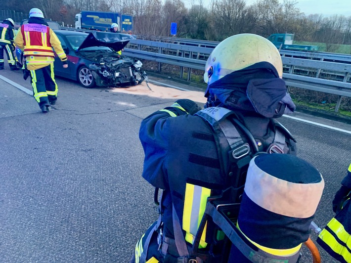 FW-BO: Verkehrsunfall auf der A 44