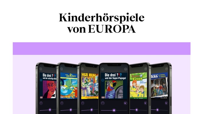 Kinderhörspiele von SONY: BookBeat feiert &quot;Die drei ???&quot;