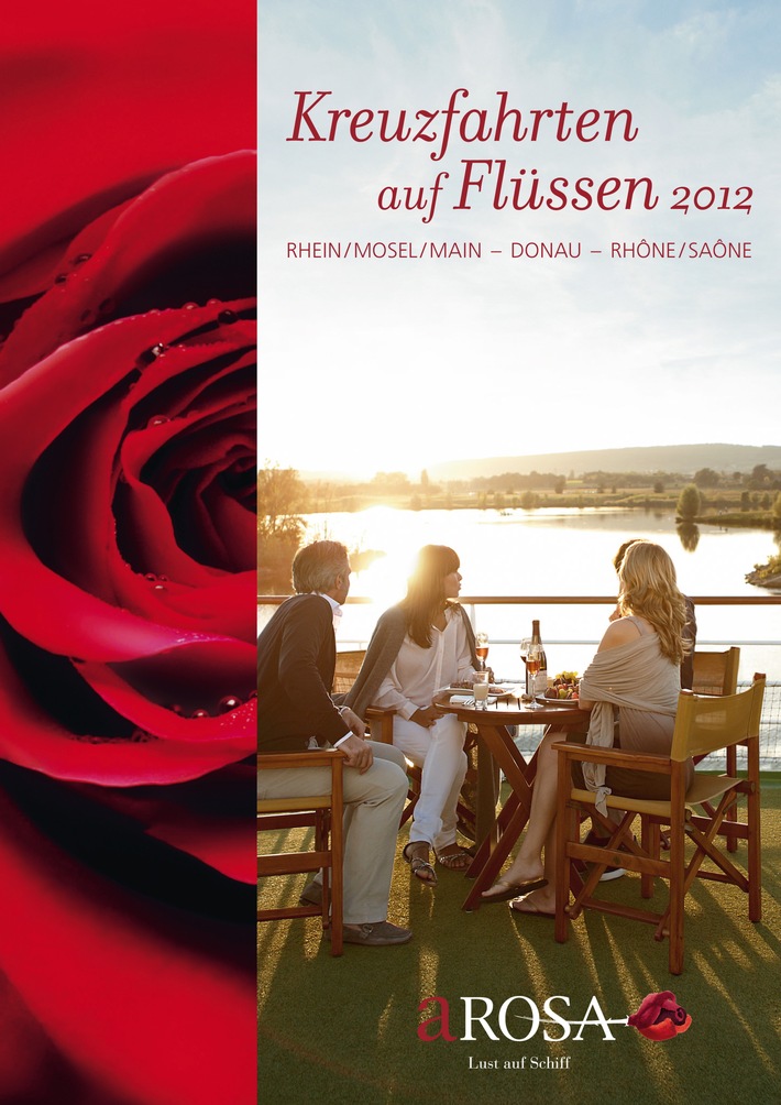 Der neue Katalog "A-ROSA Kreuzfahrten auf Flüssen 2012" ist da: mit neuem 10. Schiff, 10. Jubiläum, neuen Grand Tours und noch größerer Routenvielfalt (mit Bild)