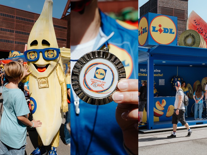 Lidl Deutschland Tour: Discounter macht Radrennen zum Event für alle / Radsport-Highlight als Motivator für einen aktiven und ausgewogenen Alltag