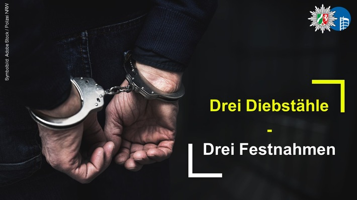 POL-OB: Drei Diebstähle - Drei Festnahmen