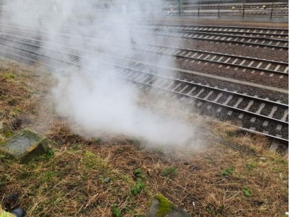 BPOLI DD: Zeugenaufruf: Böschungsbrand am Hauptbahnhof Dresden