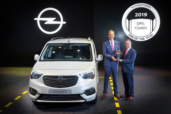Neuer Opel Combo zum International Van of the Year 2019 gewählt