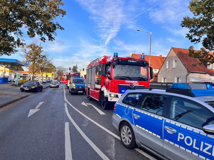 FW Celle: Verkehrsunfall in der Hannoverschen Heerstraße!
