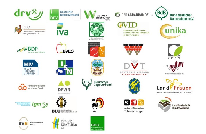 Starke Allianz von 33 Verbänden wendet sich an Politik / Wettbewerbsfähigkeit der Agrar- und Ernährungswirtschaft darf sich nicht weiter verschlechtern