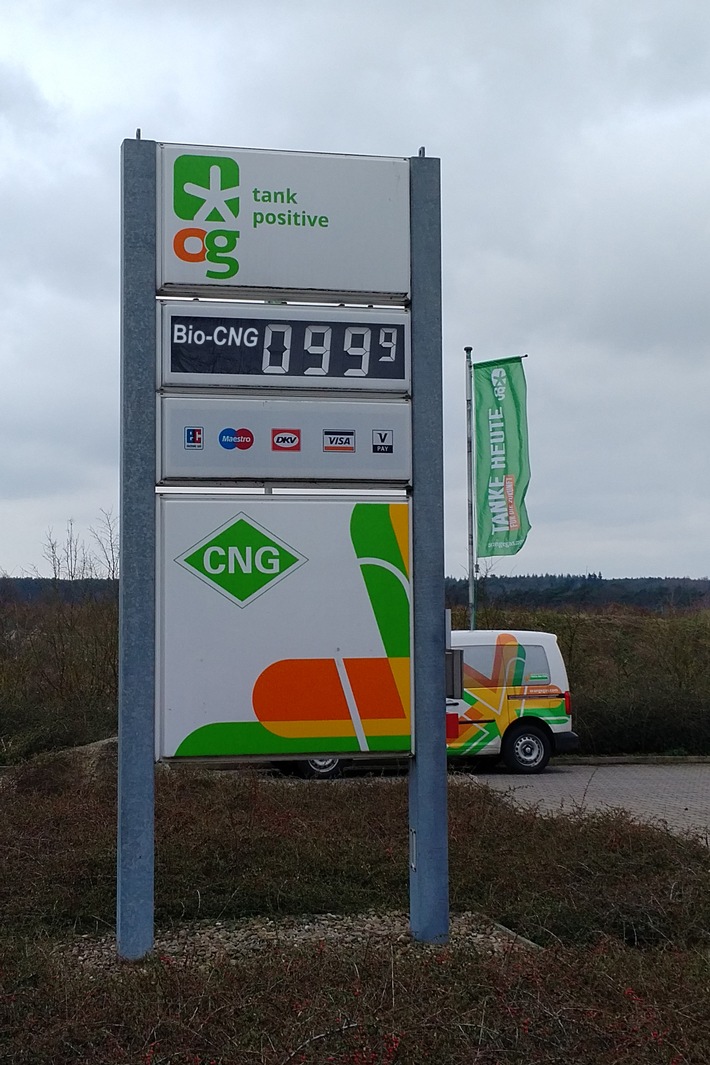 OrangeGas senkt Spritpreis dauerhaft auf einen Euro - Regeneratives Bio-CNG ermöglicht günstige Kosten und sichere Kalkulation