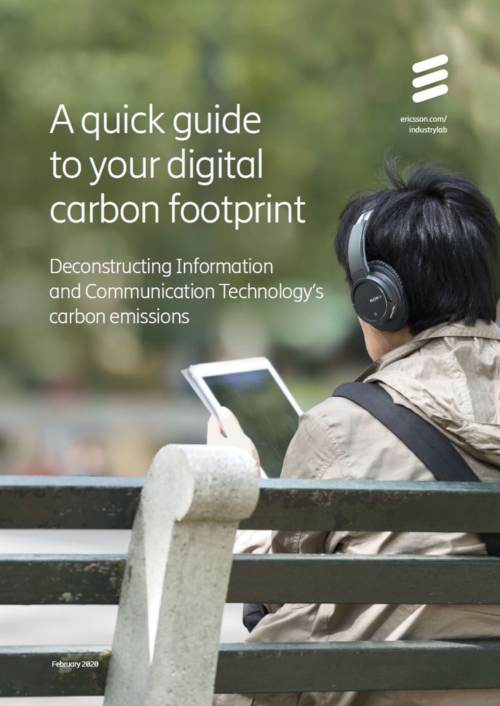 Ericsson-Studie zu CO2-Abdruck der IKT-Industrie räumt mit Mythen auf (FOTO)