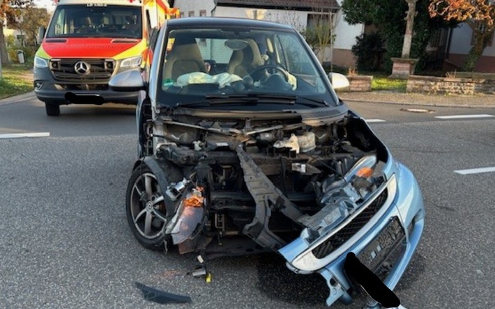 POL-PDLD: Burrweiler - Missachtung des Stoppschildes