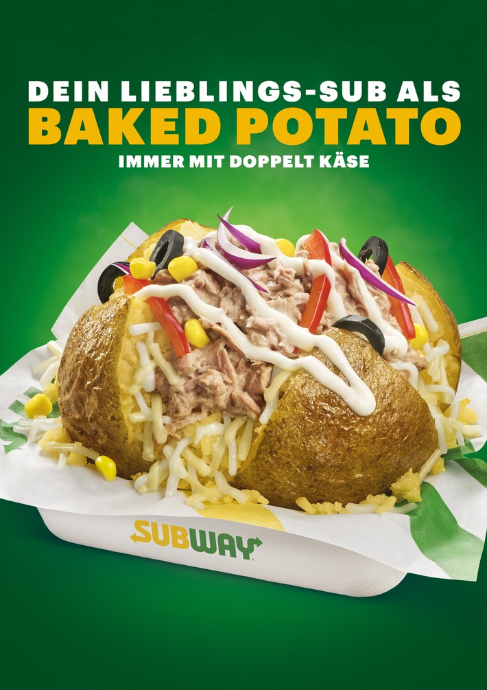 München feiert die Kartoffel: Subway hat das Lieblingssub jetzt auch als Baked Potato