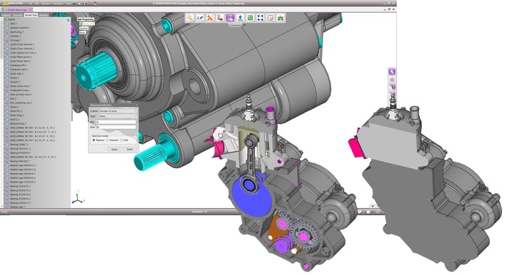 Pressemitteilung: Neue 3D-Vereinfachungsfunktion für komplexe Teile