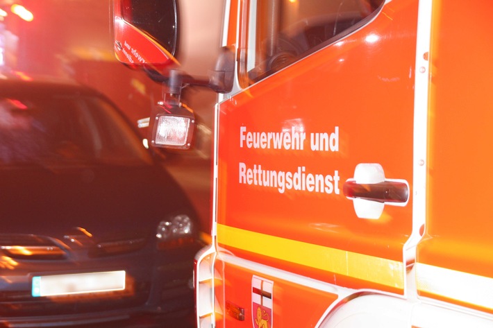 FW-BN: Verkehrsunfall mit einer verletzten Person